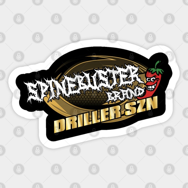 Spinebuster Racing Sticker by Spinebuster Brand